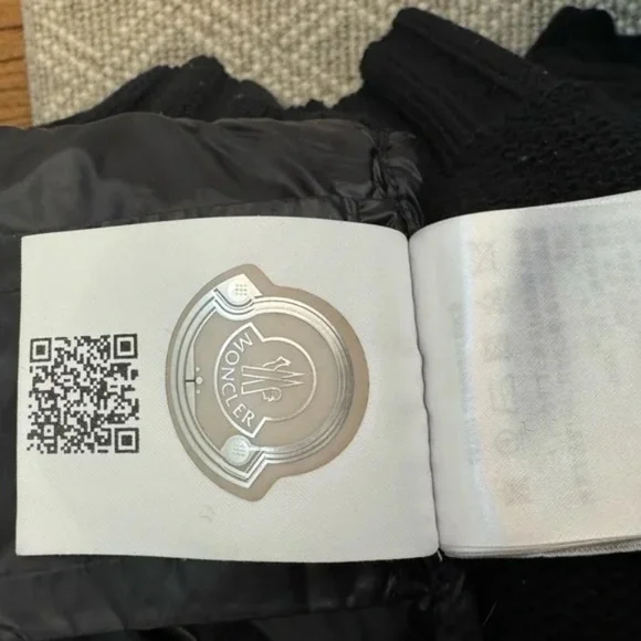 Moncler Women's Mixed Media Zip Cardigan - Size (Small) - Black - Picture 11 of 12